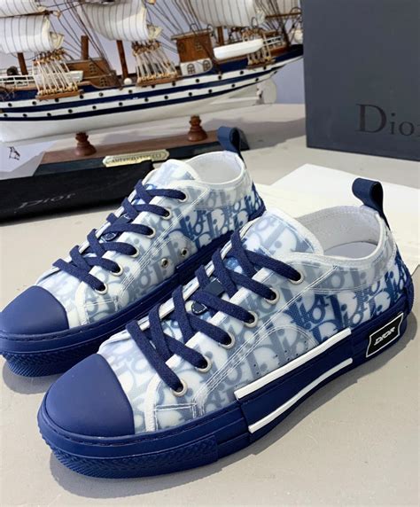 blue Dior oblique sneaker